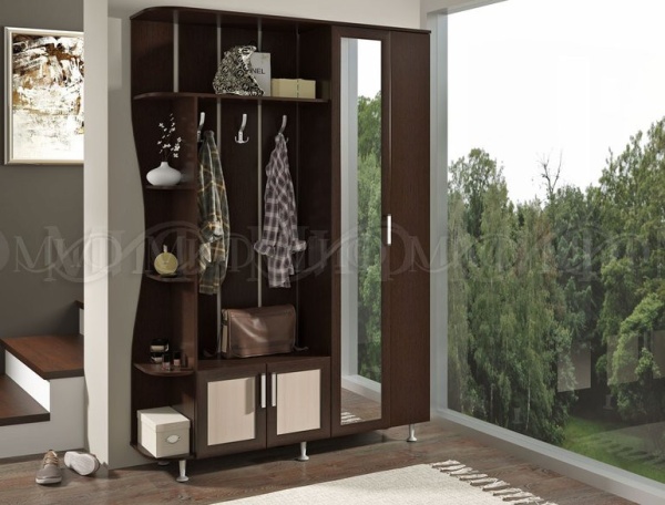 Прихожая Ксения-1 МДФ/Разные Цвета (1,55*2,15*0,4)