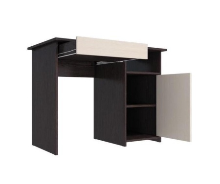 Стол Письменный ЛИК-5-СП-2 Венге/Дуб Молочный (Ш-960 × В-740 × Г-510 мм)