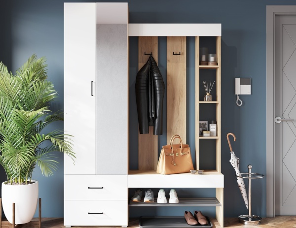 Прихожая Денди (Ш-1500 × В-2116 × Г-350 мм)/Разные Цвета