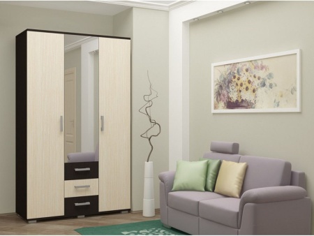 Шкаф №2 Ноктюрн-11 ЛДСП/Разные Цвета (Ш-1200 х В-2120 х Г-470 мм)