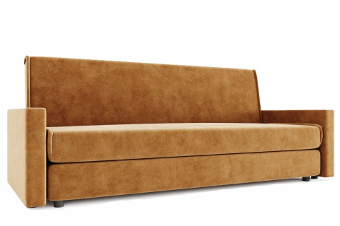 Диван прямой Ретро с ножками-кубышками Ш-2100 х Г-920 х В-920 мм/Спальное место Ш-1900 х Г-1250 мм